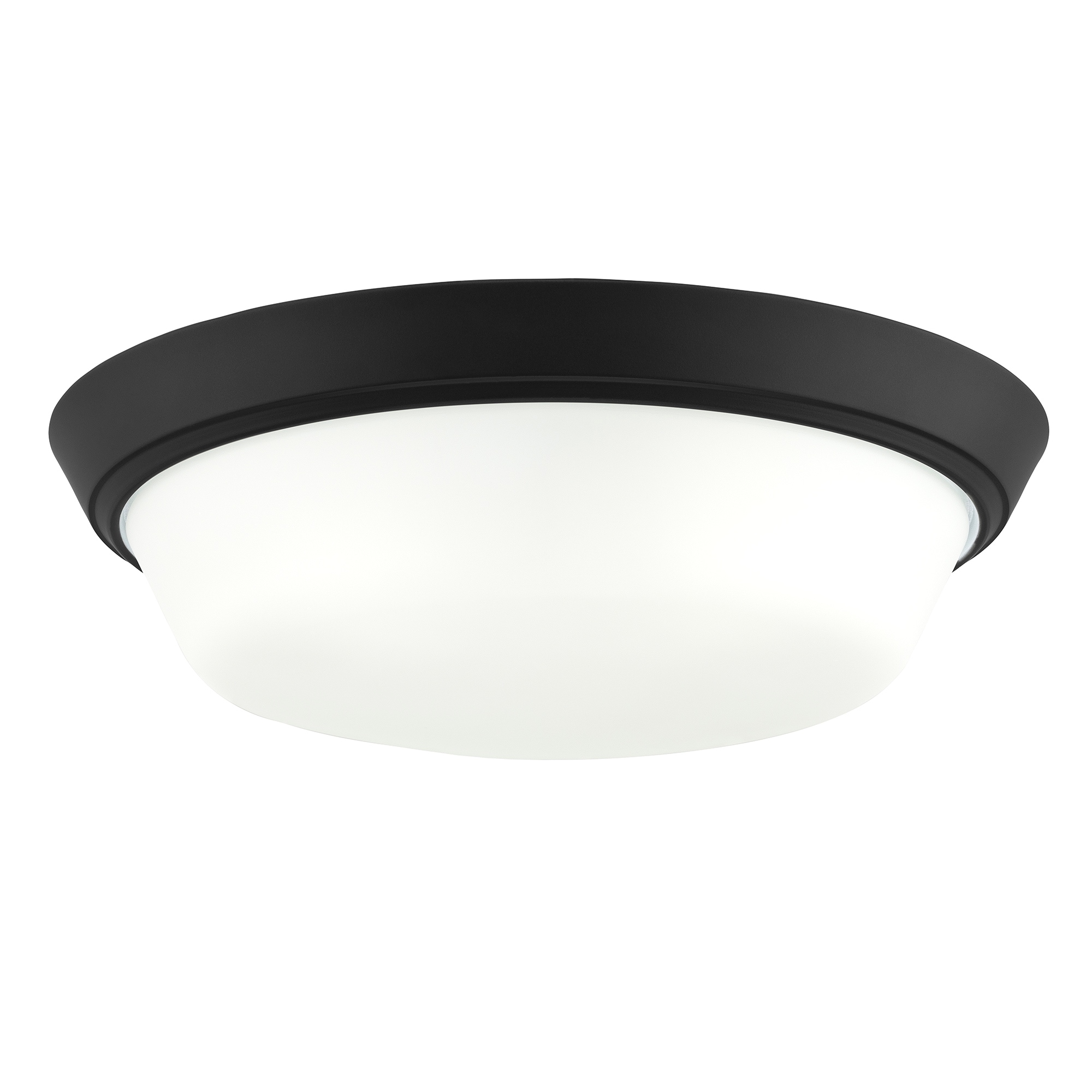 Edessa Flush Mount with Satin Etched Glass - 16