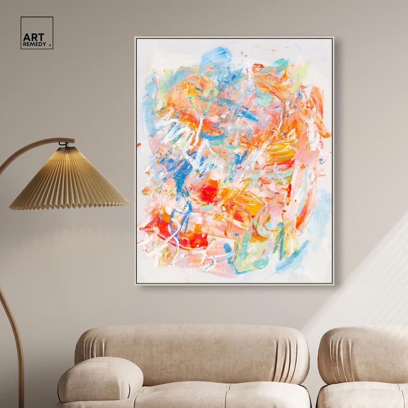 Swirling Hues I Canvas by Art Remedy