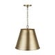 preview thumbnail 5 of 3, Welker 1-light Aged Brass Hanging Pendant