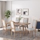 preview thumbnail 4 of 89, Regina Wood Upholstered Dining Chair by Christopher Knight Home