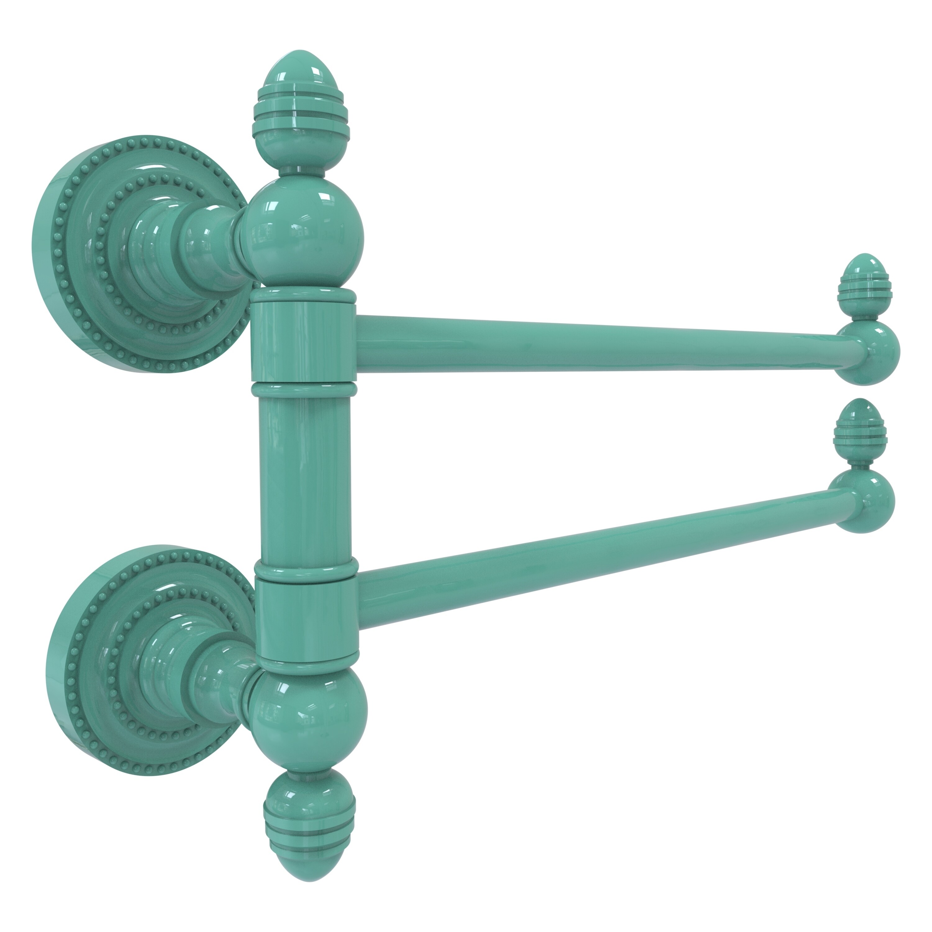 Allied Brass Dottingham Collection 2 Swing Arm Towel Rail