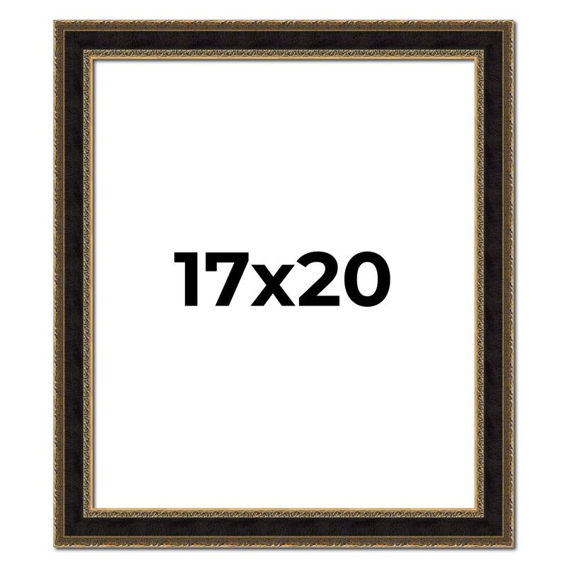 17x20 Frame Gold Antique Vintage Sold Wood Picture Frame | 1.75 Inch