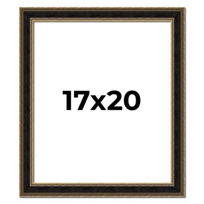 17x20 Frame Gold Antique Vintage Sold Wood Picture Frame | 1.75 Inch