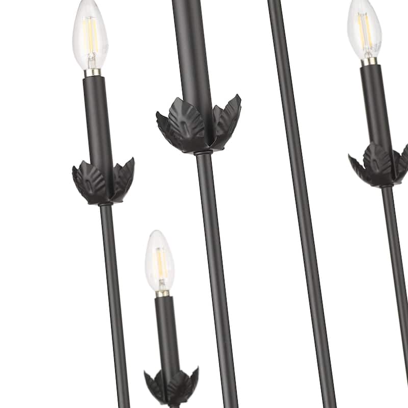 Millennium Lighting 29708 Freesia 8 Light 34" Wide Taper Candle Style