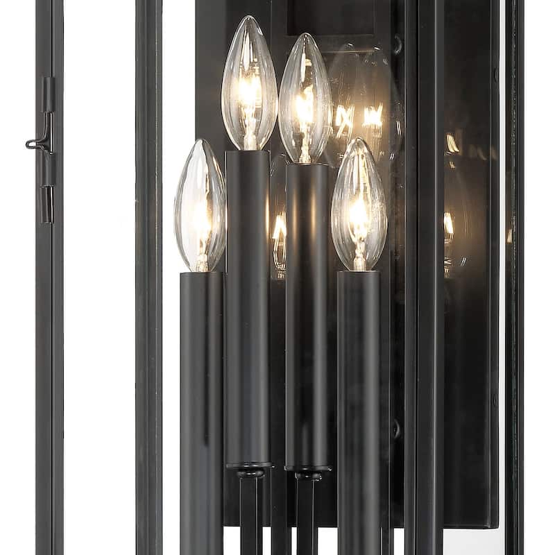 The Great Outdoors 73332 Knoll Road 4 Light 35" Tall Wall Sconce with