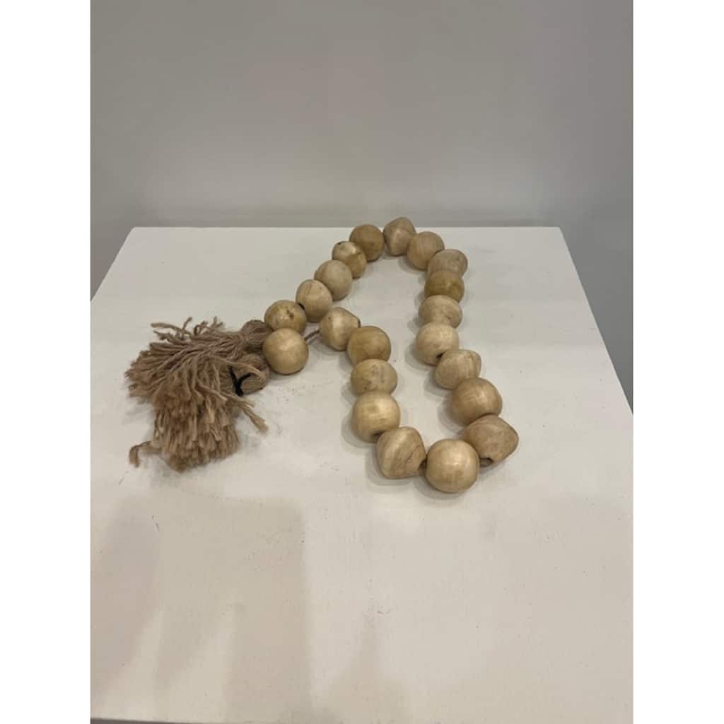 Sun Bleached Mango Wood Garland Dia 42" - Sun Bleached