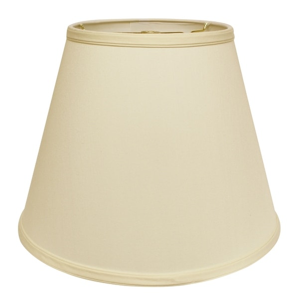 Cloth & Wire Slant Deep Empire Hardback Lampshade with Washer Fitter, Egg. Opens flyout.