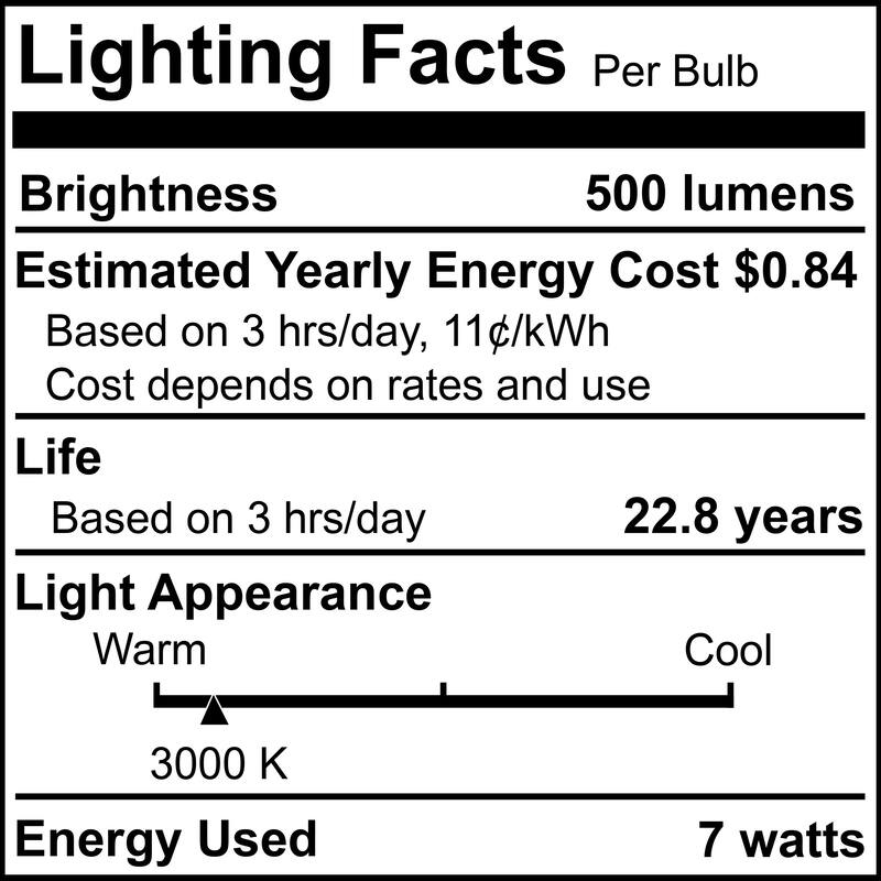 Bulbrite Pack of (4) 7 Watt Dimmable Flood PAR20 Medium (E26) LED Light Bulb - Soft White Light