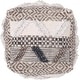 preview thumbnail 5 of 5, Roomfitters Handwoven Boho Pouf Cube Ottoman with Textured Cotton and Jute Weave, Soft Floor Cushion Bean Bag Chair