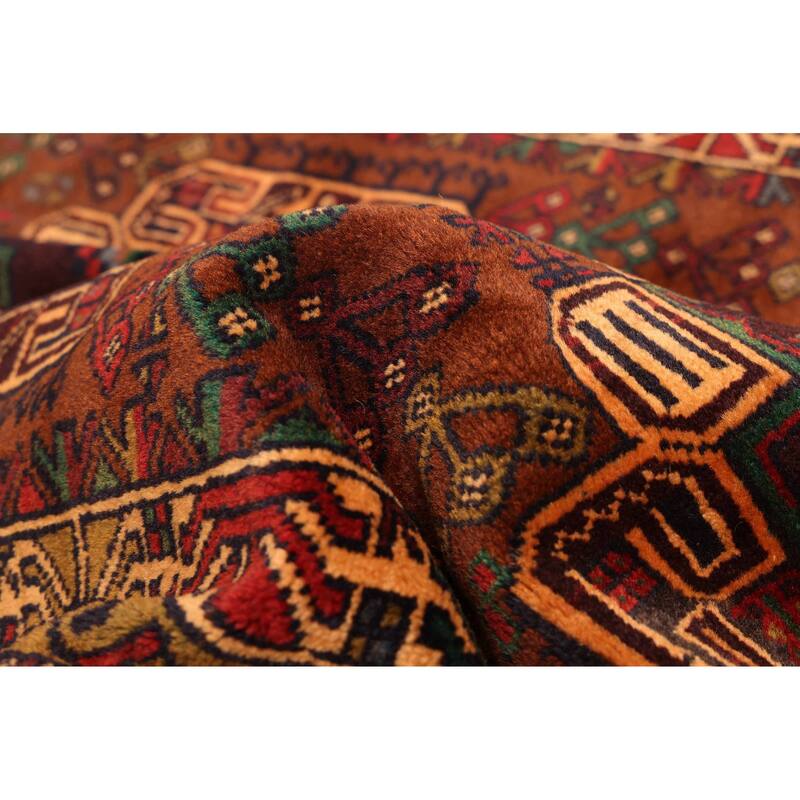 ECARPETGALLERY Hand-knotted Teimani Brown Wool Rug - 4'0 x 6'7