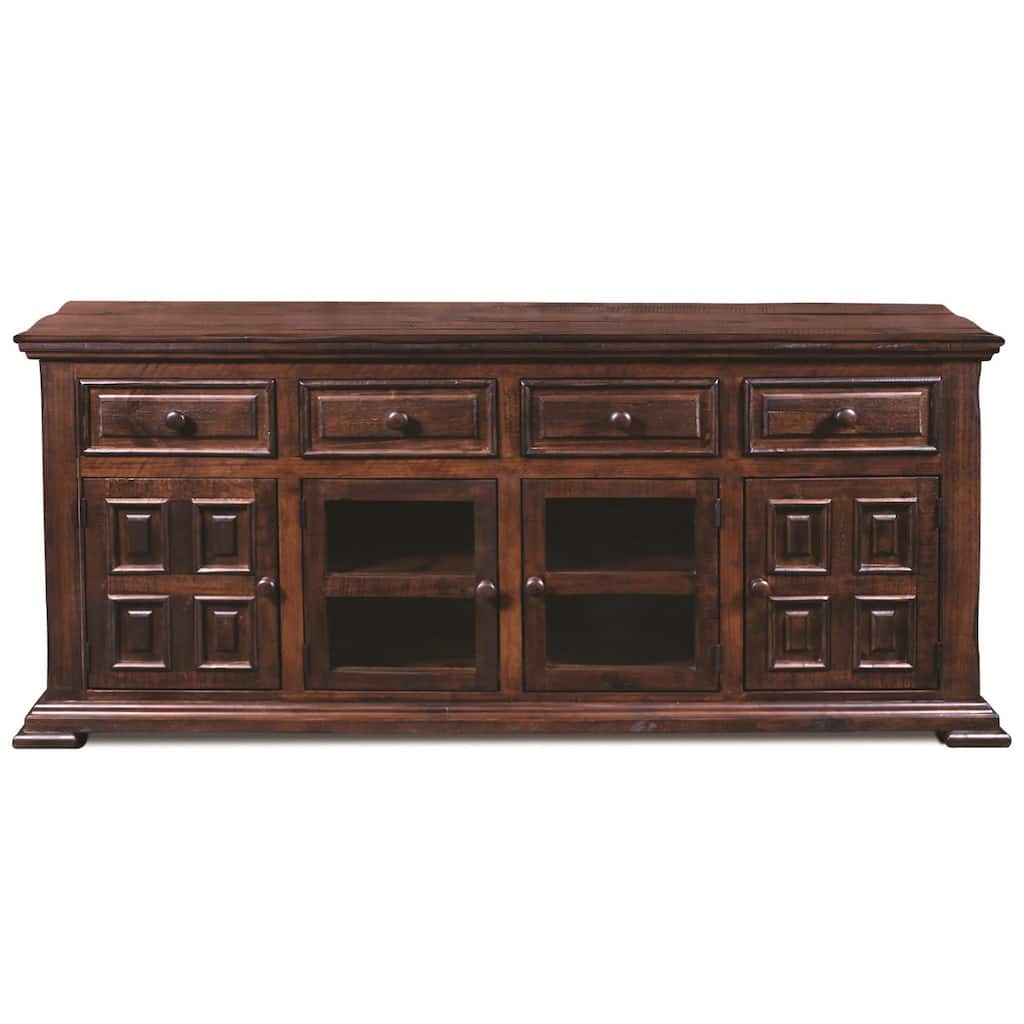 Keystone Panel Door TV Stand - 73" - Brown