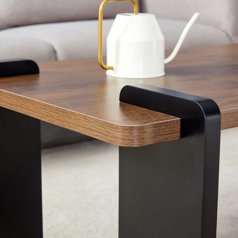 MDF coffee table suitable for modern minimalist living rooms and leisure areas