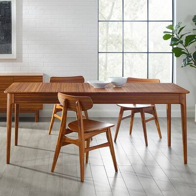 Oslo 110" Double-Leaves Extension Dining Table, Copper