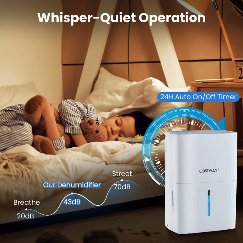 Costway 94.5 Pints Dehumidifier for Home with 24H Timer LED Display - See Details