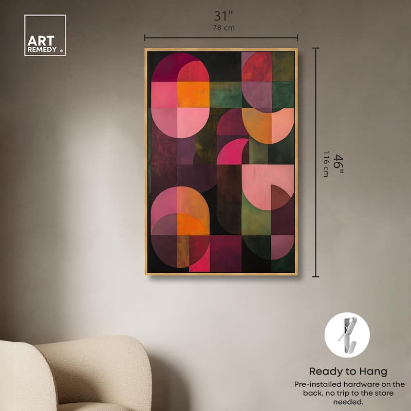 Bauhaus Romance Canvas by Art Remedy