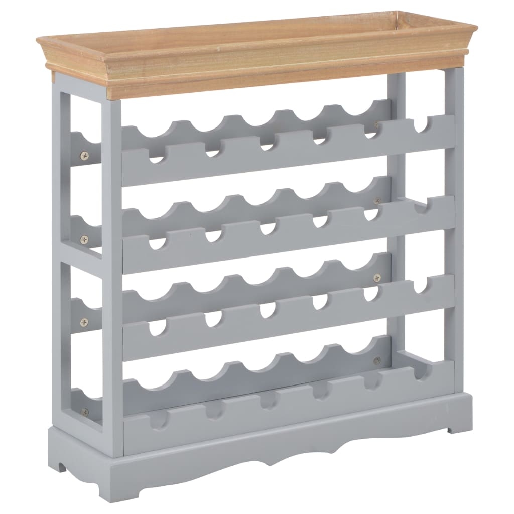 vidaXL Wine Cabinet Gray 27.6