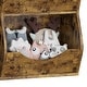 preview thumbnail 2 of 23, 5-Cubby Kid's Bookcase and Bookshelf Brown