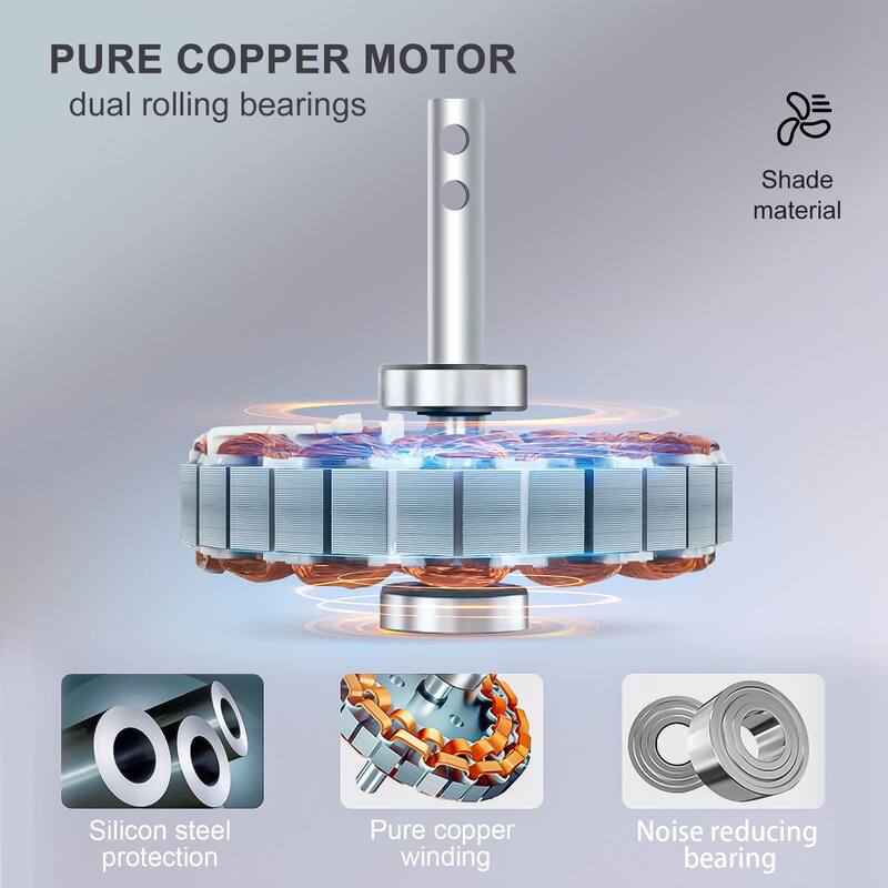 Oaks Aura 20in.Modern Caged Low Profile Ceiling Fan with Light, Dual App Control Farmhouse Flush Mount Ceiling Fan with Remote