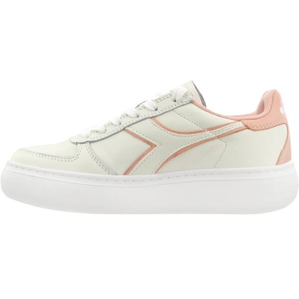 Shop Diadora Womens B Elite Leather Wide Casual Sneakers Shoes