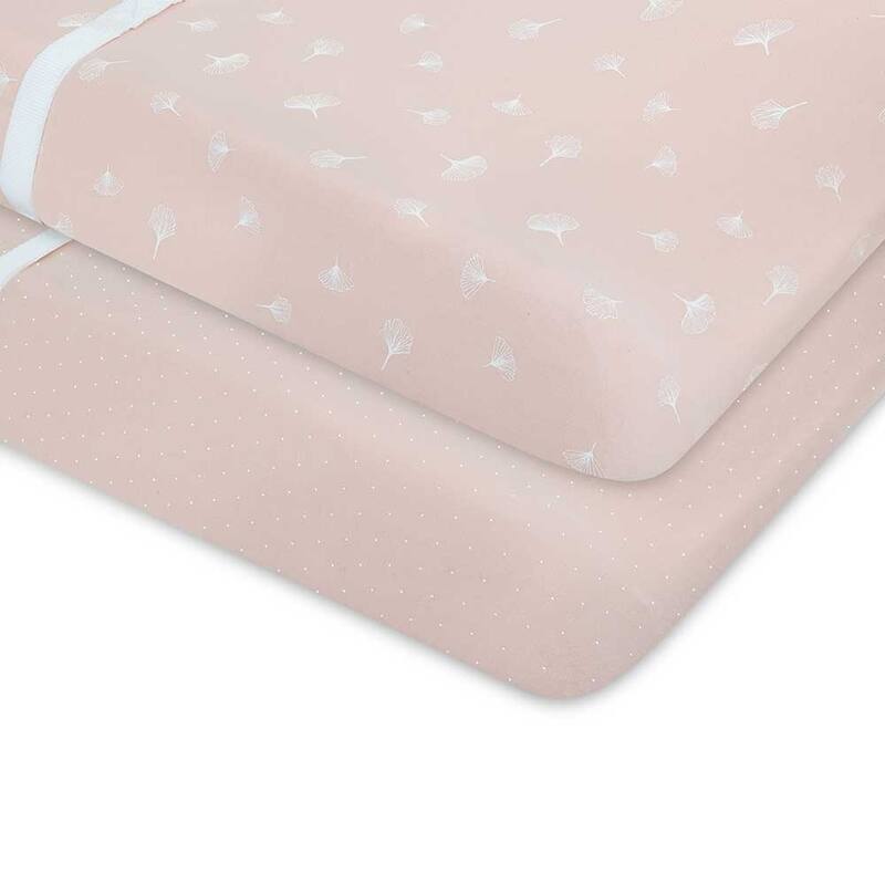 Ely's & Co. Baby Fitted Changing Pad Cover - Cradle Sheet Set - 2 Pack - 32" x 16"