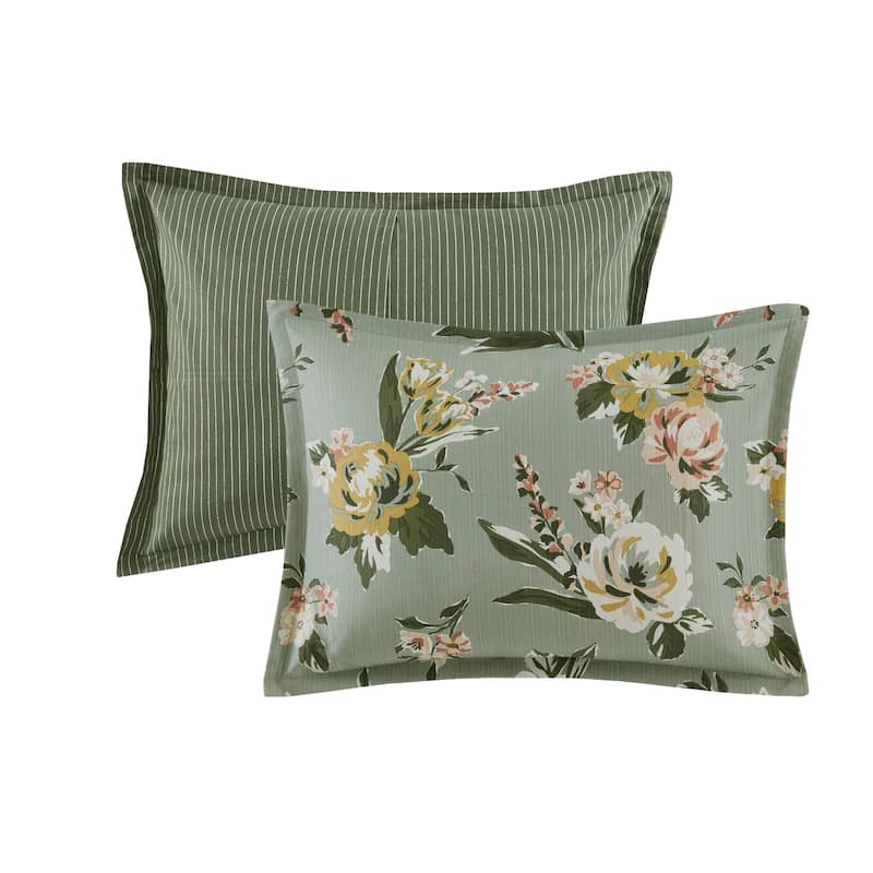 Madison Park Salara 7 Piece Vintage Floral Comforter Set