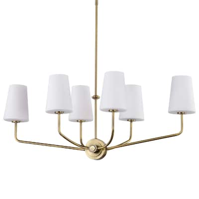 Nuvo Lighting 60/7886 Cordello 6 Light 38" Wide Linear Pendant