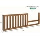 preview thumbnail 10 of 11, Evolur Convertible Crib Toddler Guard Rail