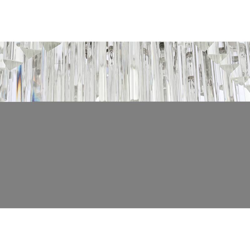 Elegant Lighting 1201S22 Sydney 13 Light 22" Wide Crystal Waterfall