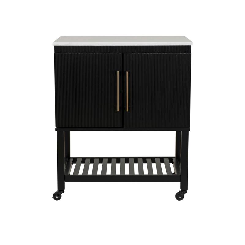 Kolton Kitchen Cart - 30"W x 18"D x 35.5" H