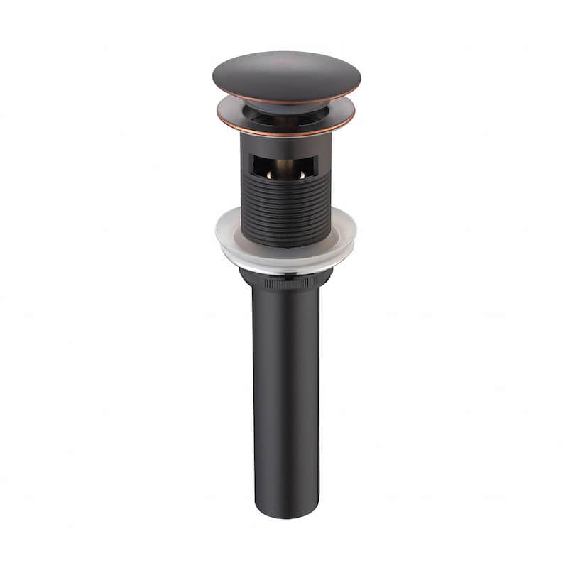 KRAUS Pop-Up Drain w Overflow, Bathroom Sink, Chrome, Nickel - Oil Rubbed Bronze