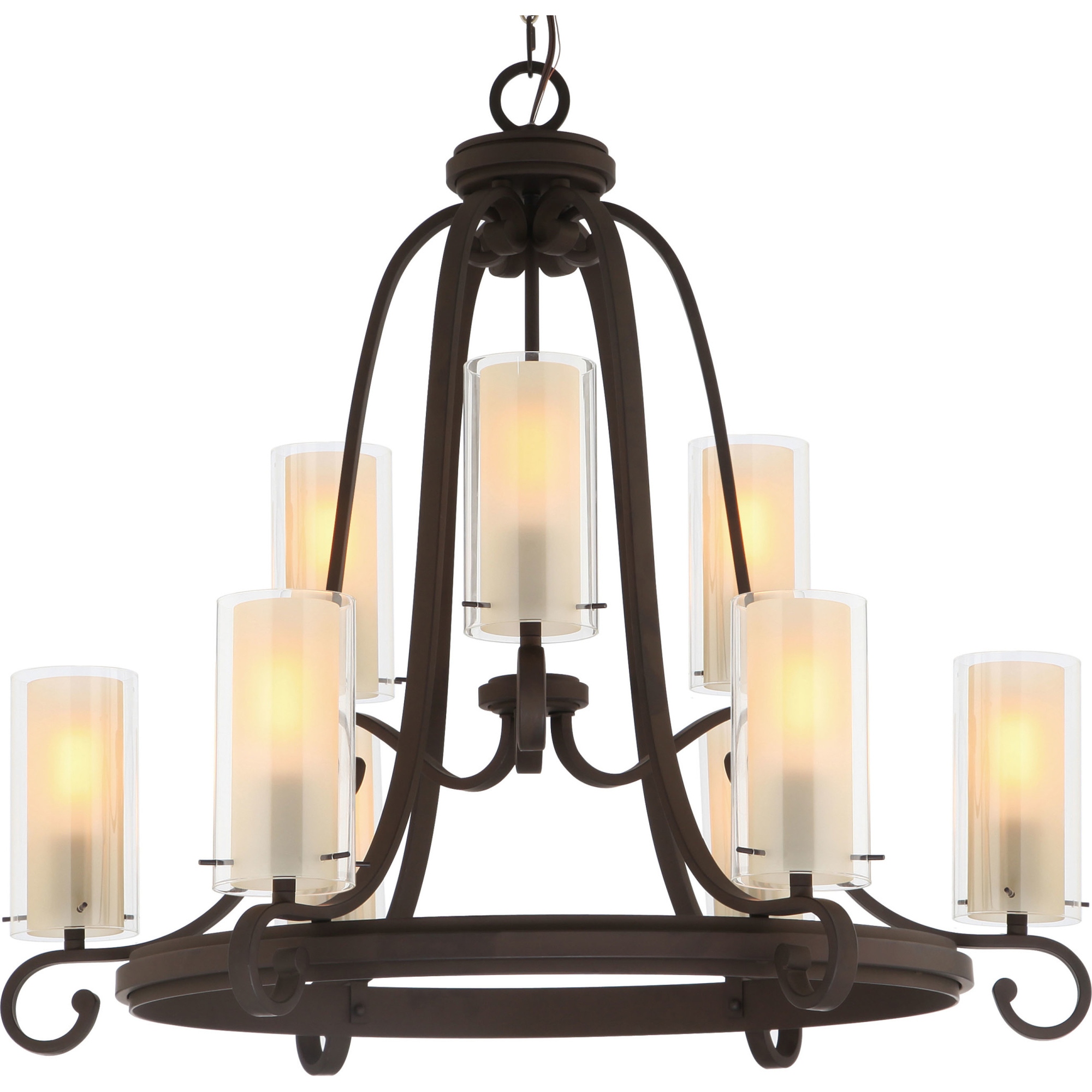 Volume Lighting Regina 9 Light 34 Wide Pillar Candle Chandelier with Bed Bath Beyond 25649056