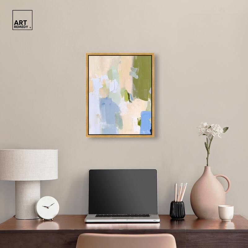 Clover Frost Canvas by Art Remedy