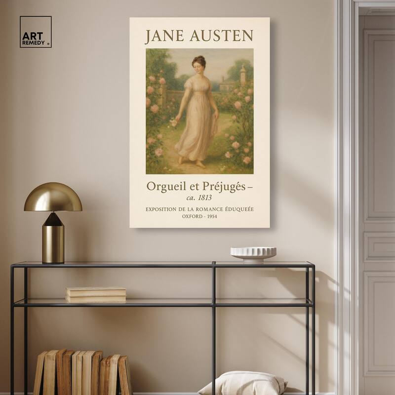 Lady in Austen's World Canvas by Art Remedy, Gallery Wrapped