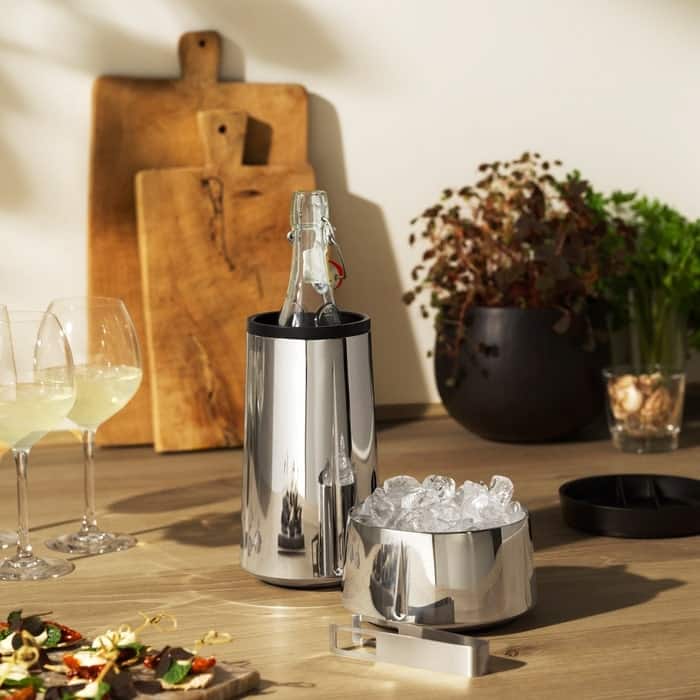 Rosendahl Grand Cru Wine Cooler, Steel - Ø: 4.9"