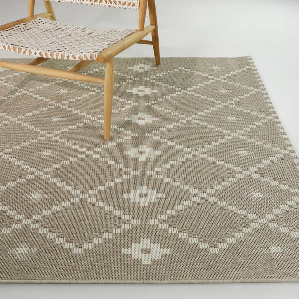 Selwyn Diamond Trellis Indoor/Outdoor Area Rug