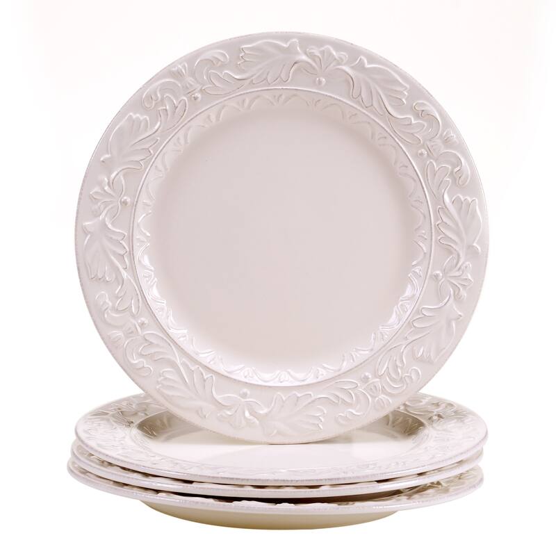 Certified Firenze 16 Piece Dinnerware Set, Service for Four - 11" Diam; 9" Di; 5.5" x 4" x 4.5"; 5.25" Di x 3"