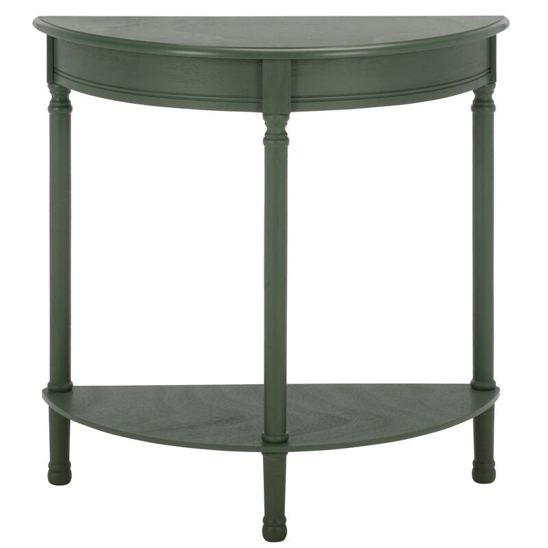 SAFAVIEH Veva Half Moon Console Table - 28" W x 11.8" L x 28" H - 28"W x 12"D x 28"H