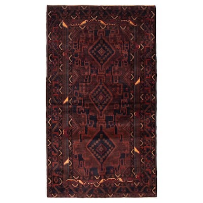 Teimani Brown Rug 3'7" x 6'5" - 3'7 x 6'5