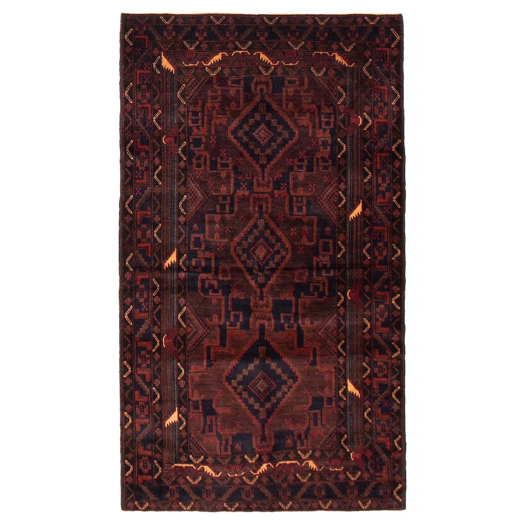 Teimani Brown Rug 3'7" x 6'5" - 3'7 x 6'5