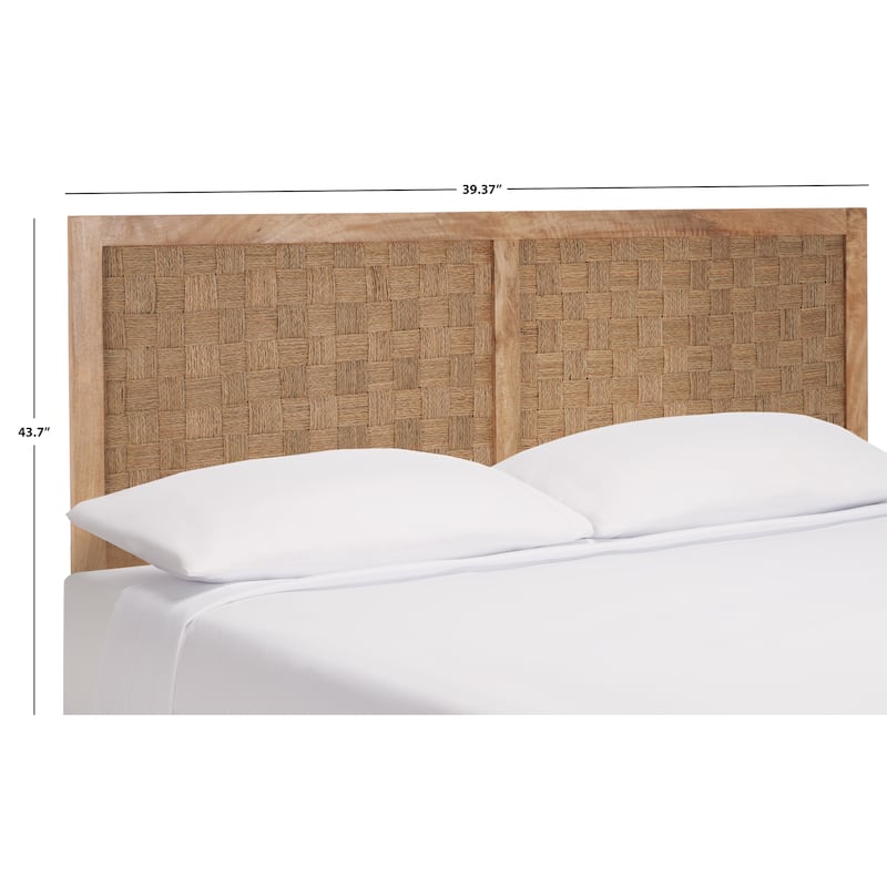 SAFAVIEH Home Halvor Natural Rattan Headboard