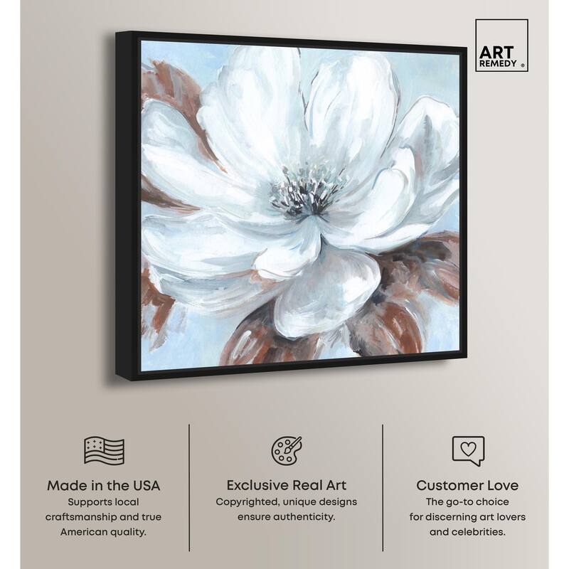 Delicate Blooms I Canvas by Art Remedy