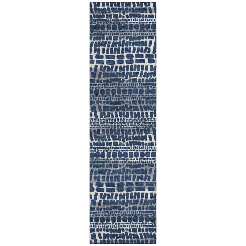Machine Washable Indoor/ Outdoor Modern Winfield Chantille Rug