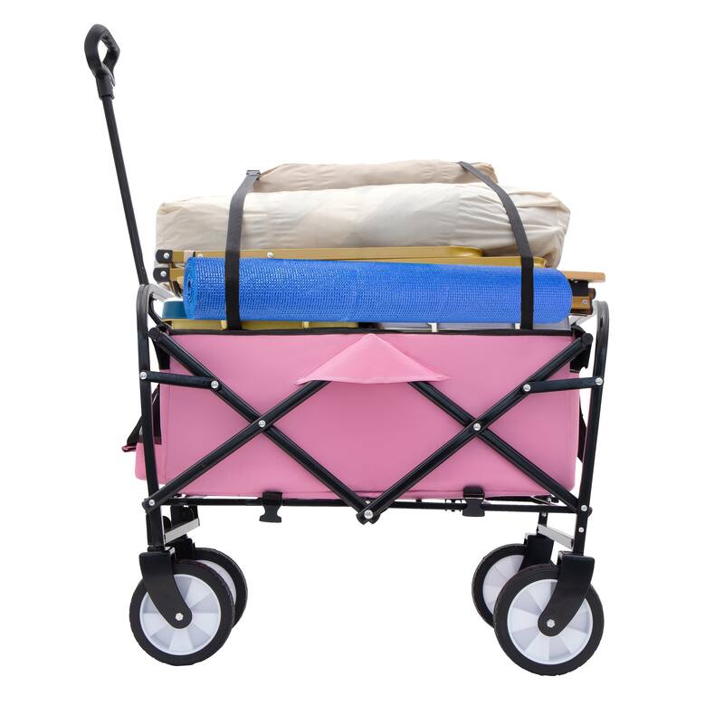 Foldable Wagon Cart with strapping system