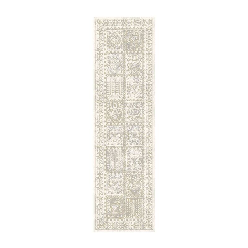 Cepaf Distressed Traditional Stain Resistant with Fringe Soft Durable Area Rug By HomeRoots