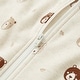 preview thumbnail 4 of 2, 100% Cotton Footed Zip Pajamas - 2 pack - Mini Bears & Beige