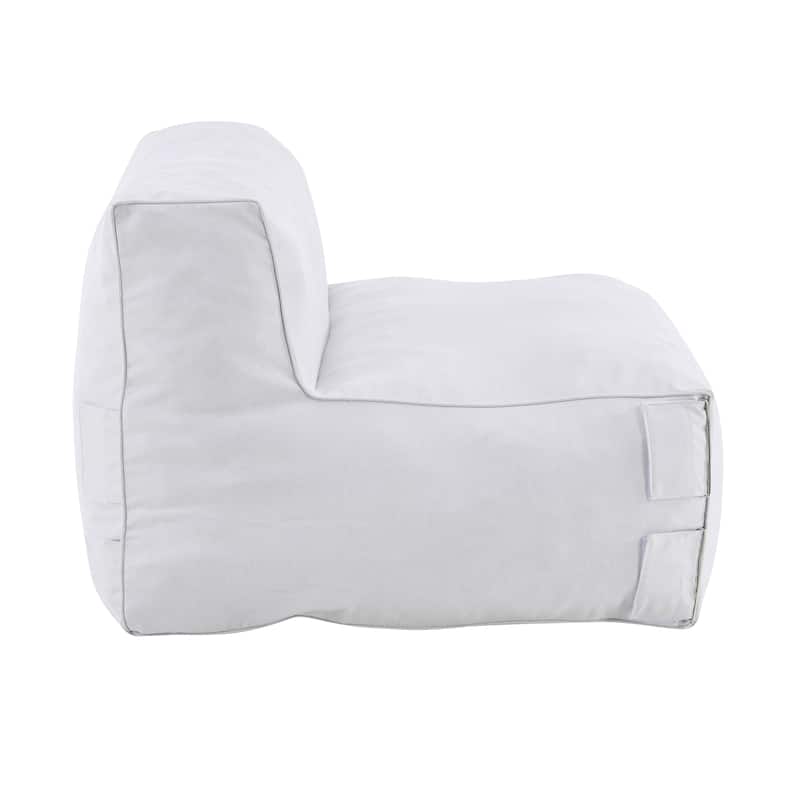 Christopher Knight Home - Nerissa Modular Outdoor/Indoor Bean Bag Sectional Sofa Set with Shredded Foam Filled