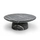 preview thumbnail 14 of 45, Studio London Maddox Single Round Coffee Table Stone Marble Effect