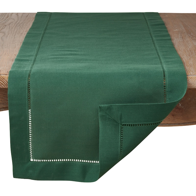 Classic Hemstitch Border Table Runner