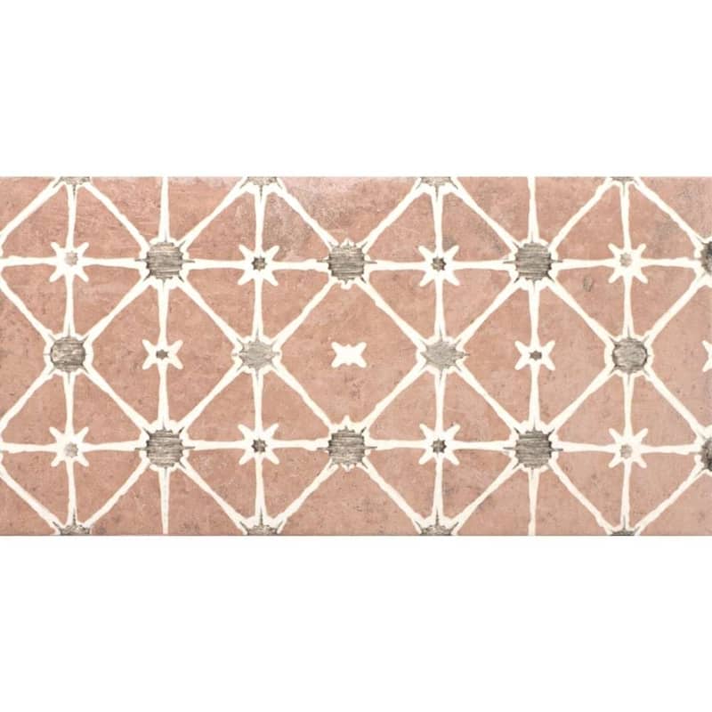 Arcilla Decor 6x12 Satin Porcelain Patterned Tile - Floor, Wall, Backsplash