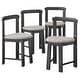 preview thumbnail 14 of 20, Harrisburg Tobey 5-piece Compact Round Dining Set